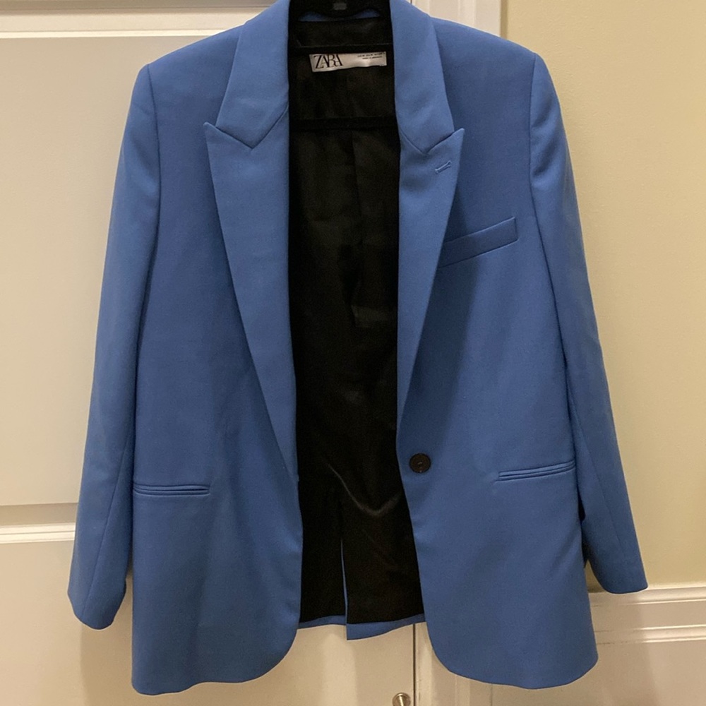 Zara blue blazer